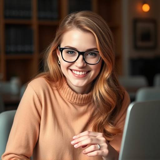 Sophie Dubois, a marketing coordinator, learning web development.